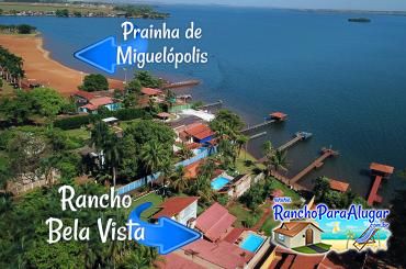 Rancho Bela Vista para Alugar em Miguelopolis - Rancho ao Lado da Praia
